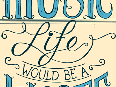 Life Script life script typography