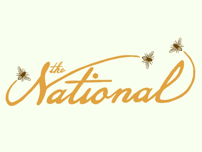 The National Type Treatment bee illustration the national type typography