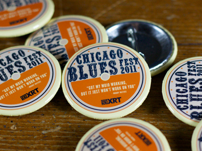 Chicago Blues Fest 2011 Button 93xrt chicago blues fest muddy waters