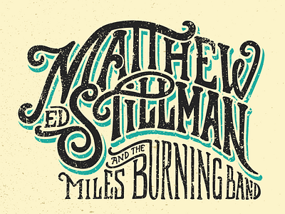 Matthew Ed Stillman hand lettering logo mark typography