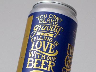 Theory Brewing Co Crowler Design beer crowler custom type hand lettering illustration lettering type typography