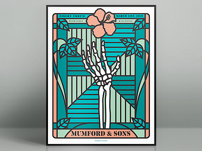 Mumford And Sons Fiserv Forum Poster