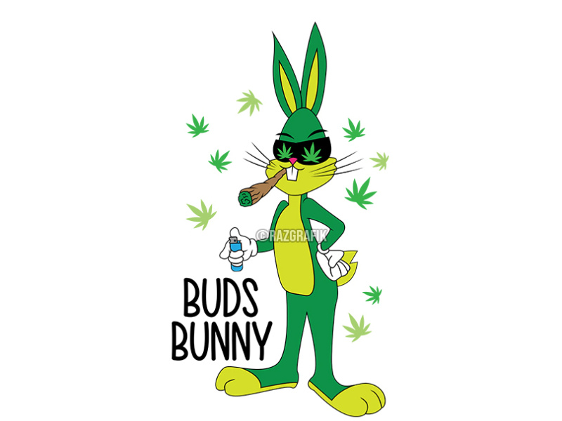 Buds Bunny by RazGrafik on Dribbble