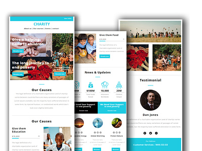 Charity Email template design