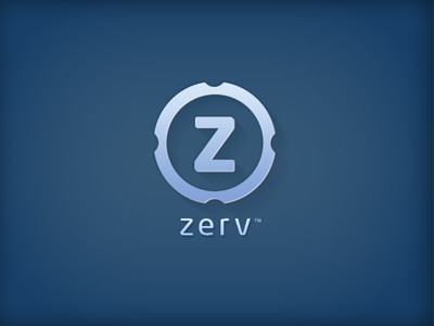 Zerv Logo branding design identity logo