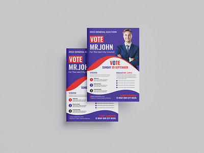 Political flyer design template advertising branding campaign election flyer graphic design marketing modern new flyer party political politics flyer print design