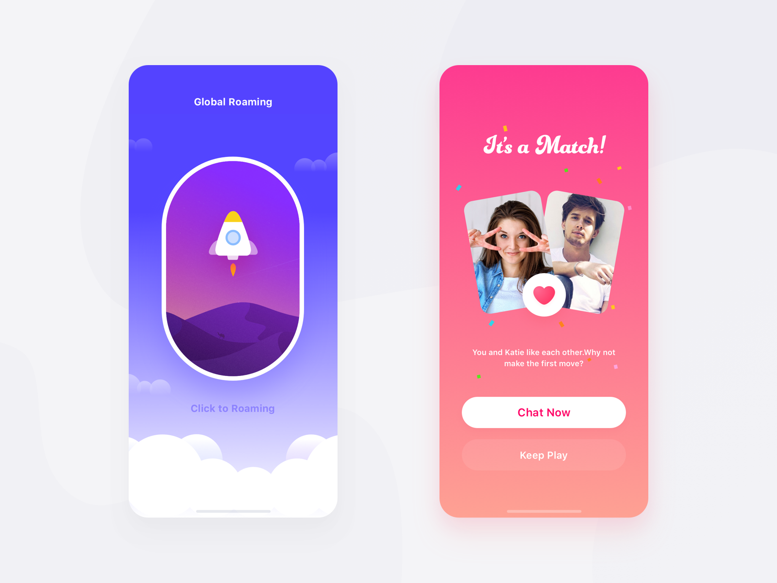 match ui by JY on Dribbble