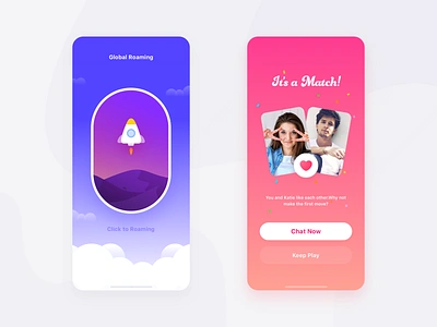 match ui dating design ios love match ui