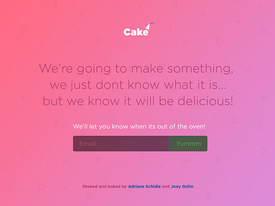 Let them eat! brand gotham lab landing signup ui ux