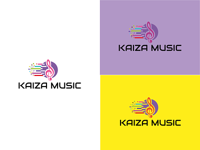 Kaiza Music Brand Logo app custom design design flat graphicdesign icon illustration logo minimal