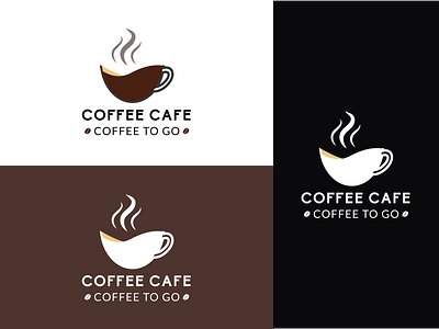 COOFFEE CAFE Logo Design app branding custom design flat graphicdesign icon illustration illustrator minimal ui