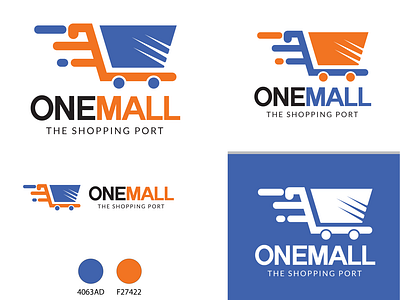 ONEMALL | Logo Design branding custom design design flat graphicdesign icon illustration logo logo design munjejulislam onemall shopping ui vector