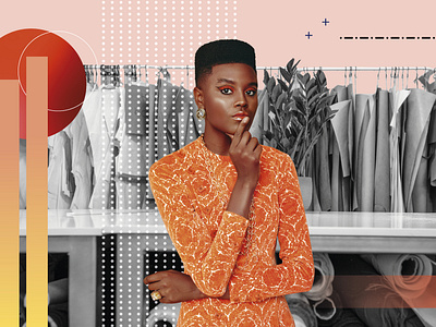 Banner Illustration for Fashion Consultancy