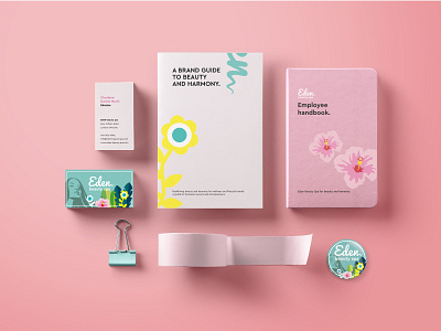 Eden Beauty Stationary Mockup