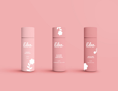 Eden Beauty Packaging banner design beautiful beauty beauty product beauty salon brand identity branding design fun illustration packaging packaging mockup packagingdesign packagingpro shimejicreatives