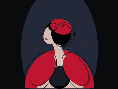 ladybug art flat girl girl illustration graphic design icon illustrator minimal vector