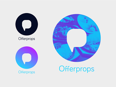 OfferProps Logo branding design logo vector