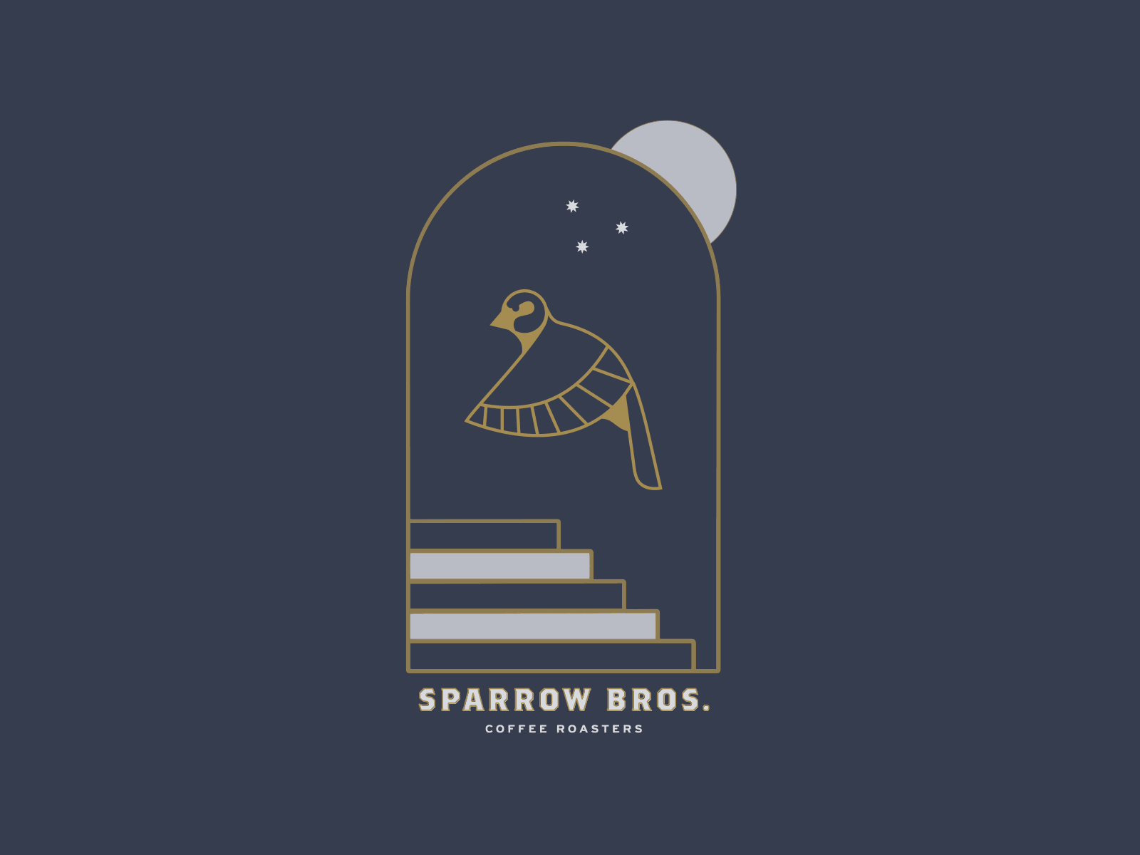 SPARROW BROS. WIP branding design illustration logo typography vector