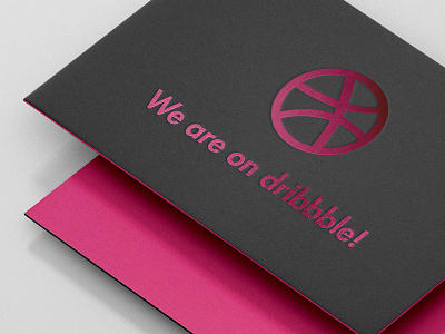 Dribbble Business Card business card design dribbble logo logo mockup typo