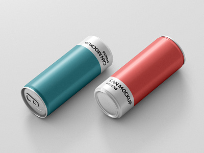 Energy Drink Can can design mockup packaging