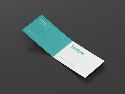 Bifold Business Card business business card design mock up mockup