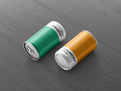 150ml Drink Can Mock-Up beer can mock up mockup packaging typo typography