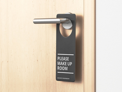 Door Hanger Scene Mock-Up