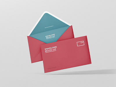 C6 Envelope Mock-Up envelope mock up mockup postcard typo typography