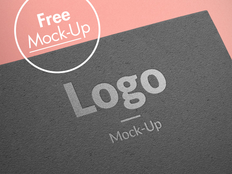 Download Logo Mockup Free Download by Viscon Design | Dribbble ...
