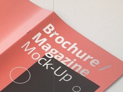 Brochure Mock-Ups in Progress brochure design editorial magazine mock up mockup typo