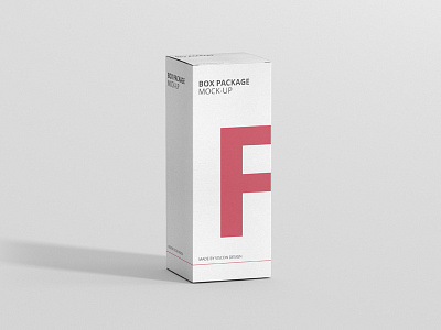 High Rectangle Box Mock-Up box design mock up mockup packaging print typo typography