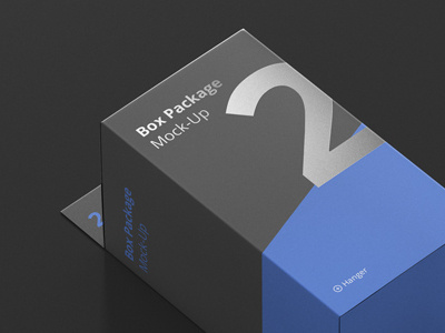 Hanger Box Mockup in Progress box design mock up mockup packaging print typo typography