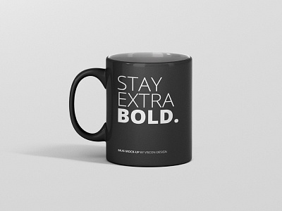 Stay Extra Bold Mug Mockup