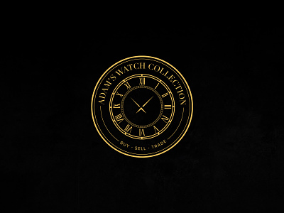 Adams Wathc Collection branding corporate identity graphic symbol logo logo designing symbol watchlogo