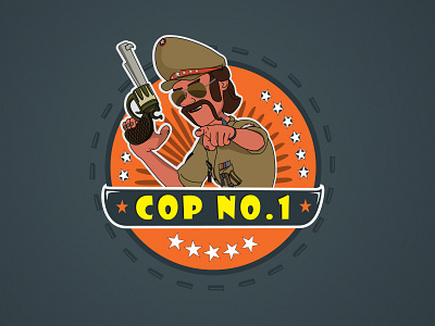 Cop No1 graphic design graphic elements