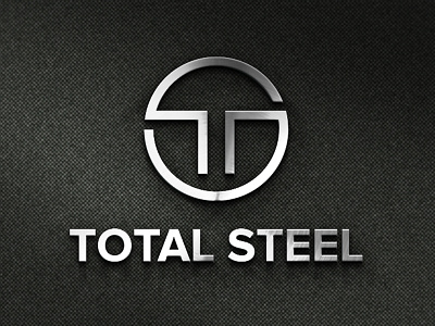 TOTAL STEEL branding identity logo designing symbol