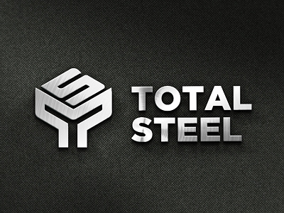 Total Steel branding identity logo designing symbol