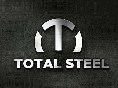 Total Steel branding identity logo designing symbol