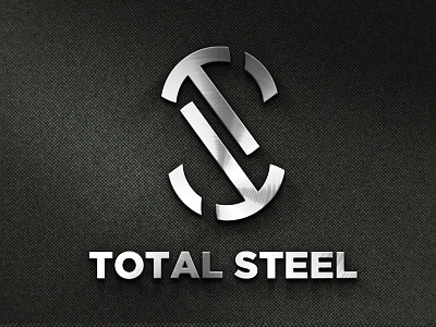 Total Steel branding identity logo designing symbol