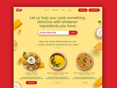 Go Cheese_Pitch Design_Inner Page creative website landing page ui ux design ux design website