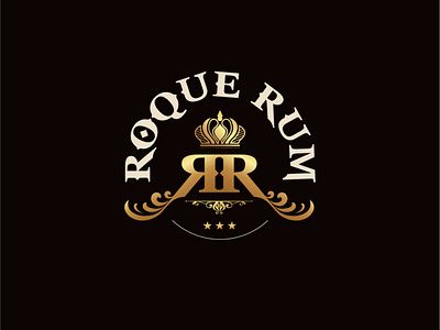 ROQUE RUM branding branding design graphic symbol logo logo designing rumlogo rumlogo