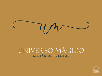 Universo Mágico - Gestão de Eventos branding design event mangement lettering art logotype