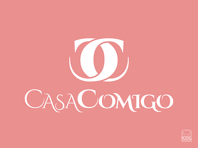 Casa Comigo - Wedding Planner branding design lettering art logotype wedding planner