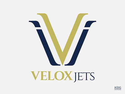 Velox Jets - Air Charter airline aviation branding charter design lettering art logo logotype private jet typography vector