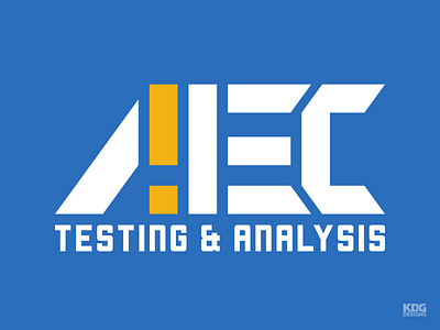 Alec - Testing & Analysis analysis branding design laboratory lettering art logo logotype testing typography