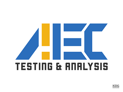 Alec - Testing & Analysis analysis branding design lab laboratory lettering art logo logotype testing typography