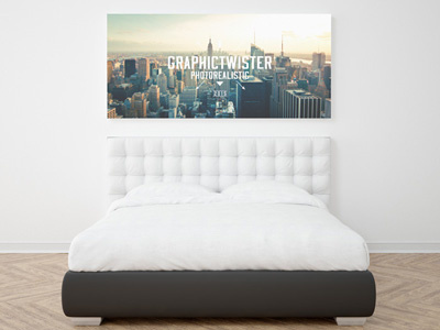 Realistic Poster Frame Mockup