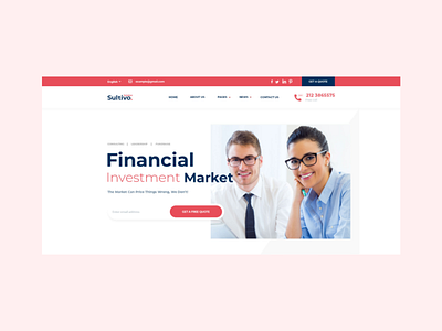 Corporate Landing Page UI branding corporate landing page design illustration landing page landing page design ui