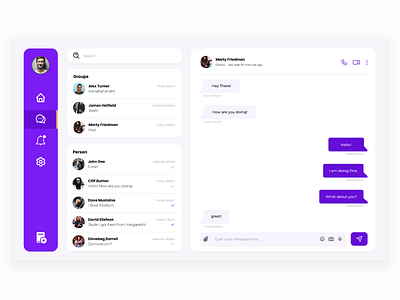 Chat Box UI by Rezwan Hossain on Dribbble