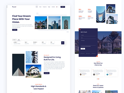 Homefi - Real Estate Template V1 app design branding design ui webdesign